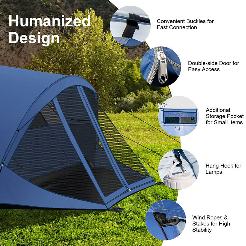 Outdoor Hiking Portable Easy Camping Tent for 3 -5 Person Doba